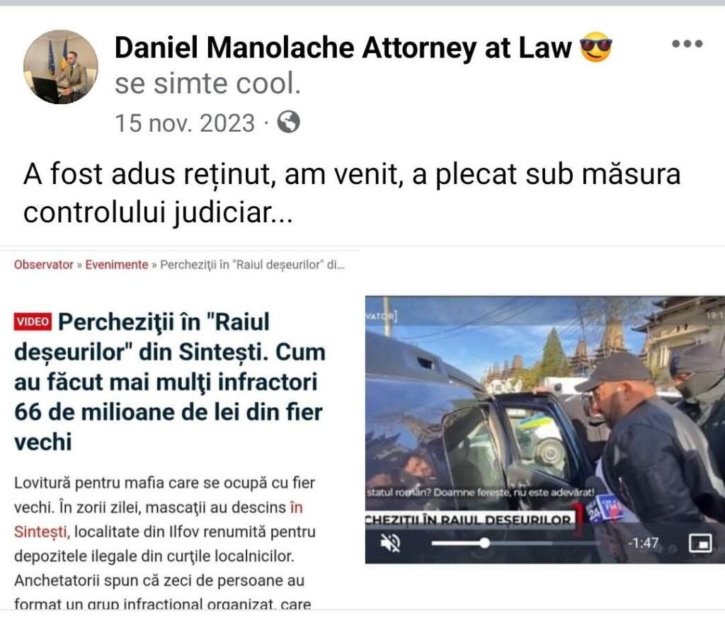 Raid în Sintești: Evaziune fiscală în „lumea” Fierului Vechi 